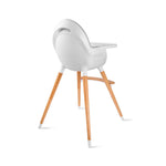 KINDERKRAFT HIGH STOLICA ZA HRANJENJE 2U1 FINI GREY