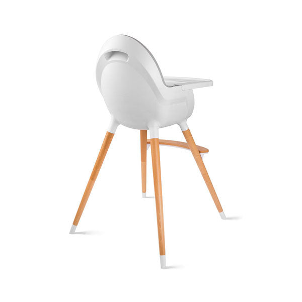 KINDERKRAFT HIGH STOLICA ZA HRANJENJE 2U1 FINI GREY