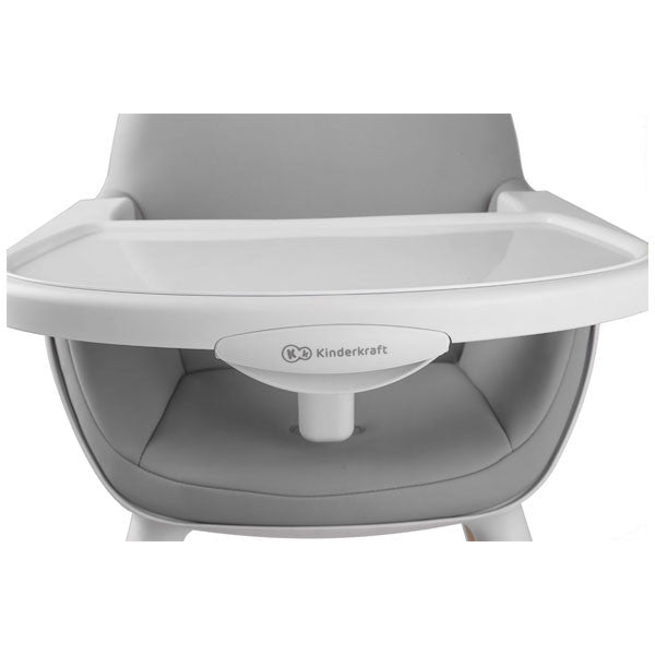 KINDERKRAFT HIGH STOLICA ZA HRANJENJE 2U1 FINI GREY