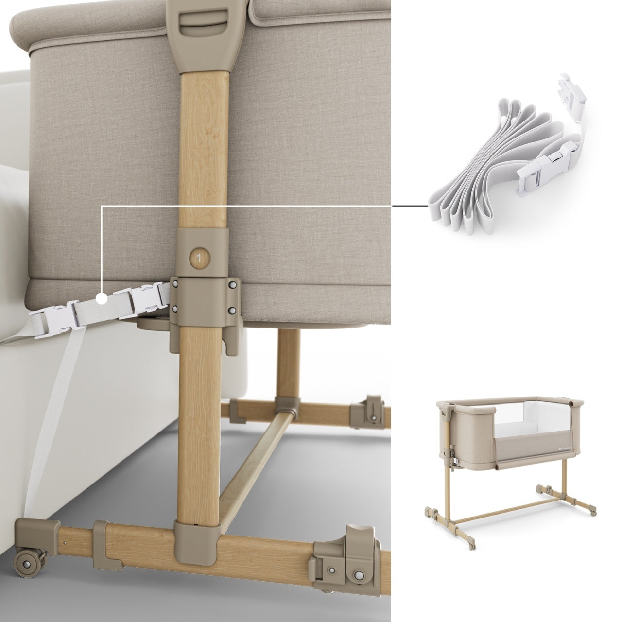KINDERKRAFT KOLEVKA NESTE GROW 2 BEIGE