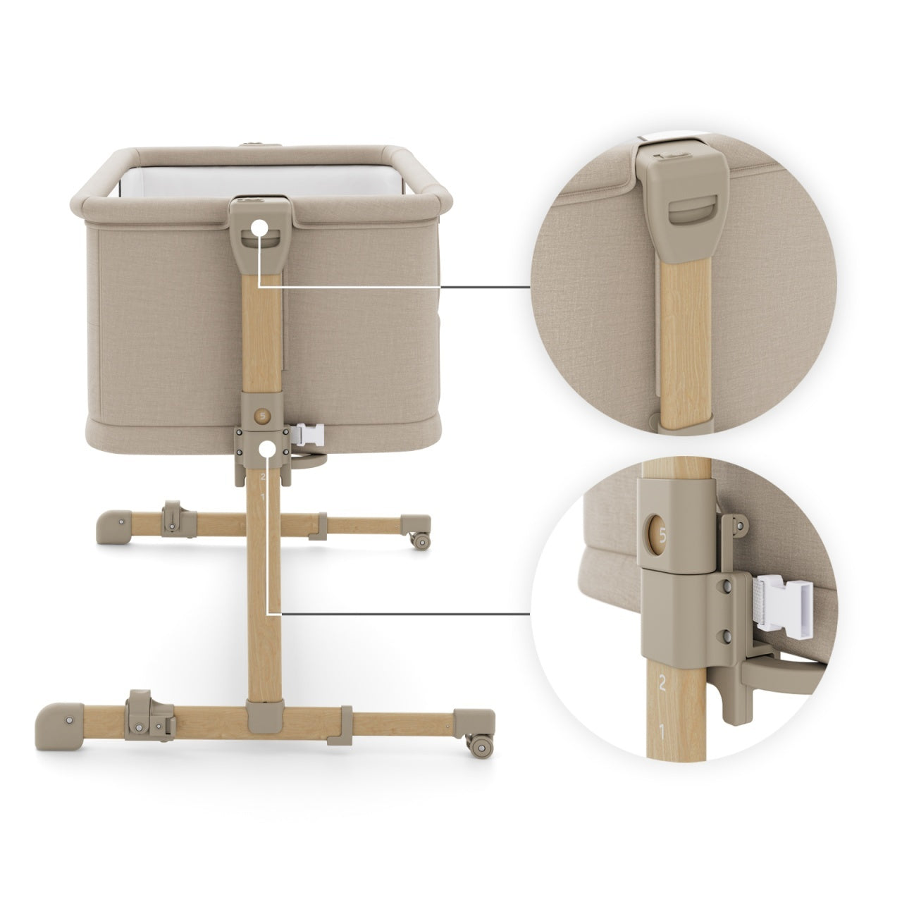 KINDERKRAFT KOLEVKA NESTE GROW 2 BEIGE