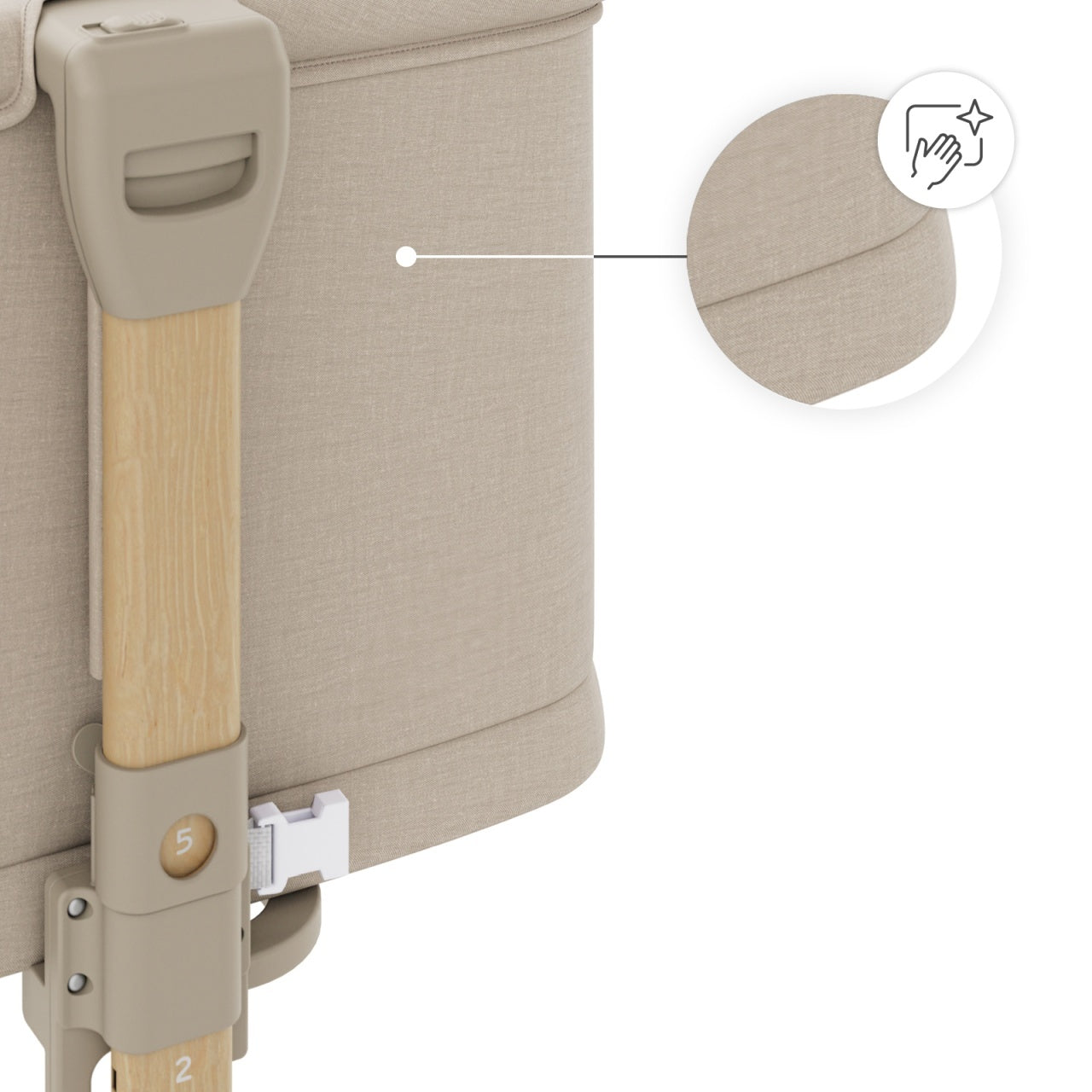 KINDERKRAFT KOLEVKA NESTE GROW 2 BEIGE