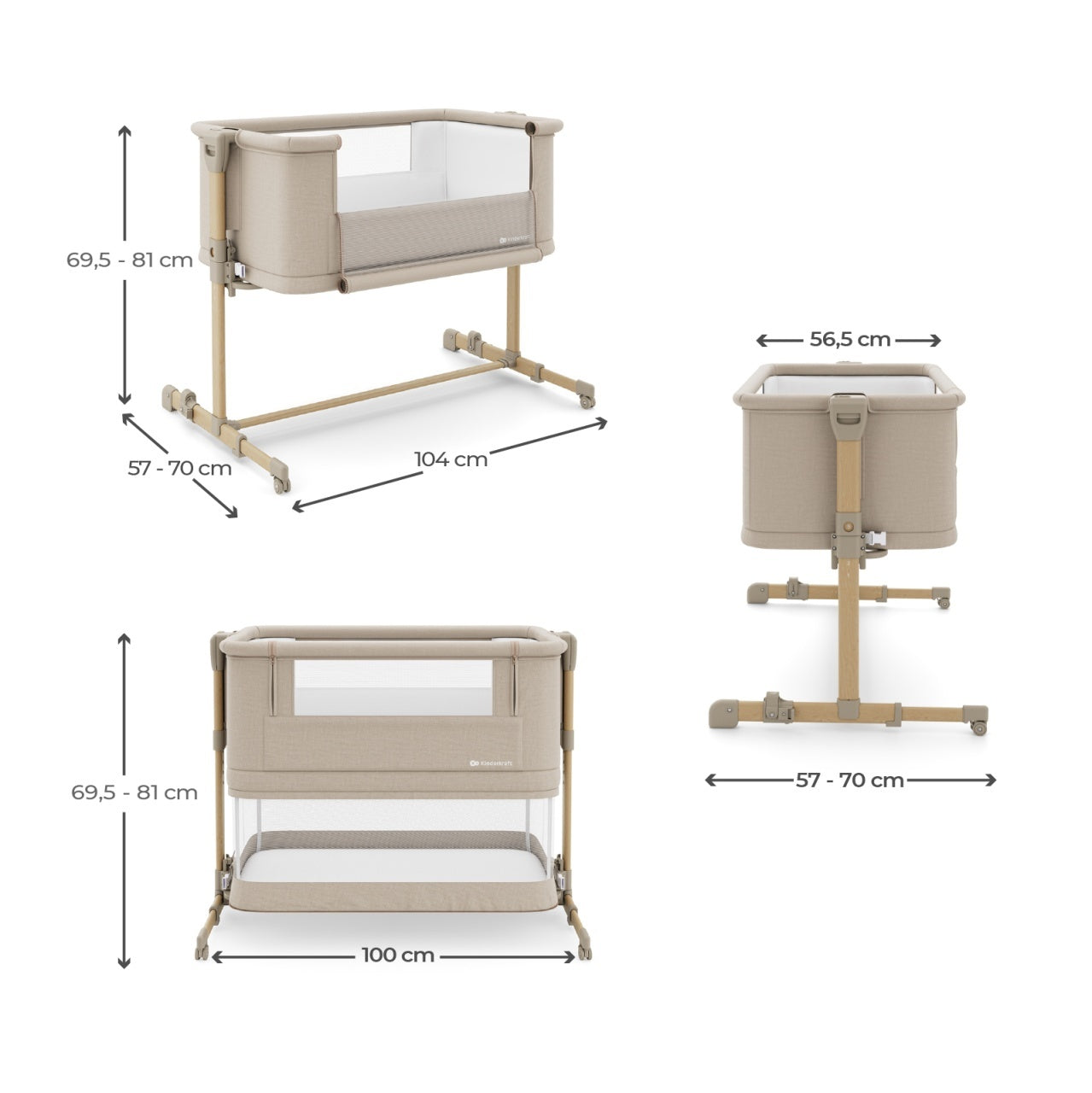 KINDERKRAFT KOLEVKA NESTE GROW 2 BEIGE