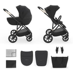 KINDERKRAFT KOLICA 2U1 PRIME 3 BLACK
