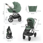 KINDERKRAFT KOLICA 2U1 PRIME 3 GREEN
