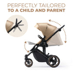 KINDERKRAFT KOLICA 3U1 PRIME 2 PRO BEIGE