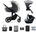 KINDERKRAFT KOLICA 3U1 PRIME2 SHADOW GREY