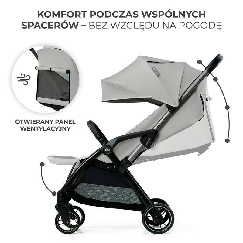 KINDERKRAFT KOLICA APINO DOVE GREY