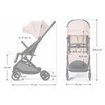 KINDERKRAFT KOLICA INDY 3 BEIGE