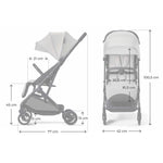 KINDERKRAFT KOLICA INDY 3 URBAN GREY