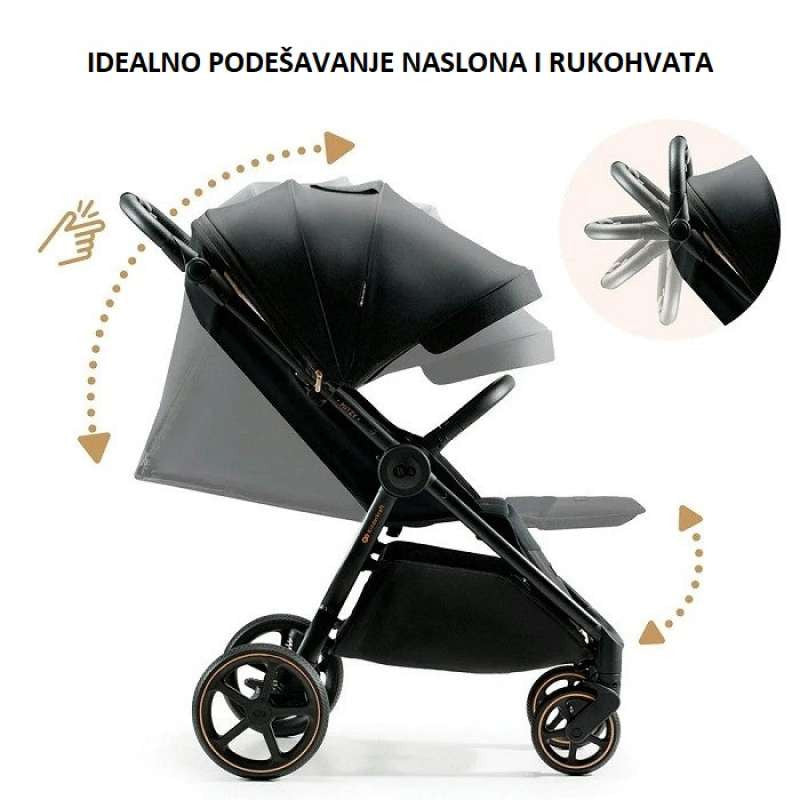 KINDERKRAFT KOLICA MITZY BLACK