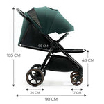 KINDERKRAFT KOLICA MITZY BLACK