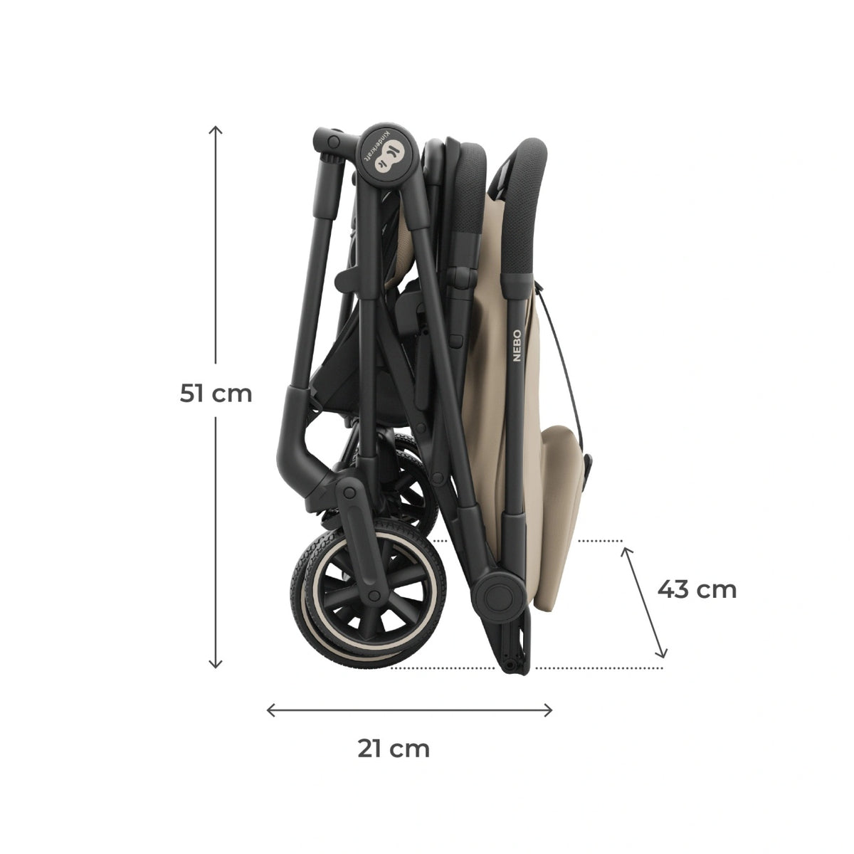KINDERKRAFT KOLICA NEBO BEIGE