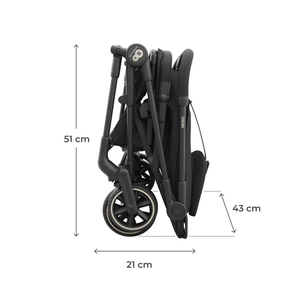 KINDERKRAFT KOLICA NEBO BLACK