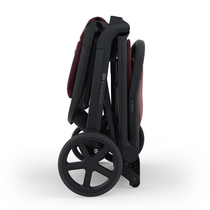 Kinderkraft kolica NUBI 3 DARK RUBY