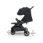 Kinderkraft kolica NUBI 3 MIDNIGHT BLACK