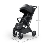 Kinderkraft kolica NUBI 3 MIDNIGHT BLACK