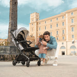 KINDERKRAFT KOLICA PILOT 2 BIZUU LUNAR BLACK