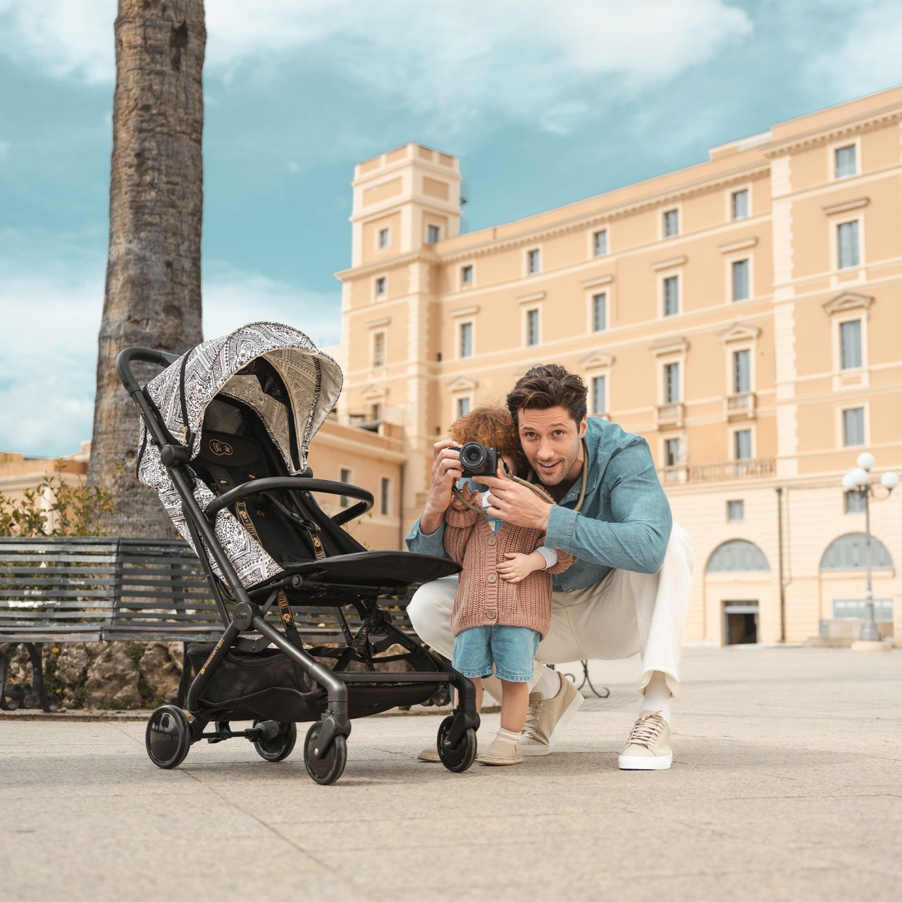 KINDERKRAFT KOLICA PILOT 2 BIZUU LUNAR BLACK