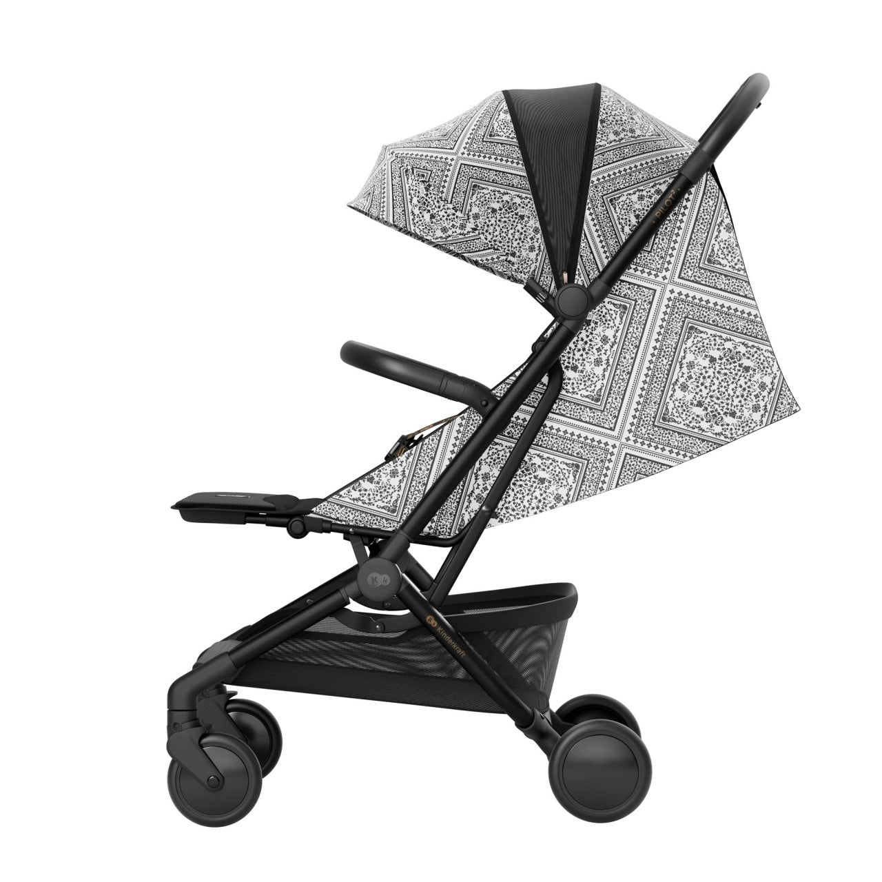 KINDERKRAFT KOLICA PILOT 2 BIZUU LUNAR BLACK