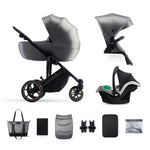 Kinderkraft kolica PRIME 2 3u1 MINK PRO SHADOW GREY