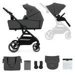 KINDERKRAFT KOLICA YOXI 2u1 MOONLIGHT GREY