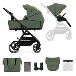 KINDERKRAFT KOLICA YOXI 2u1 MYSTIC GREEN