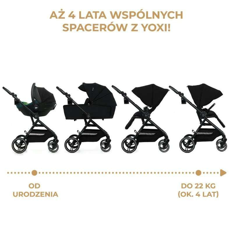 KINDERKRAFT KOLICA YOXI 2u1 PURE BLACK