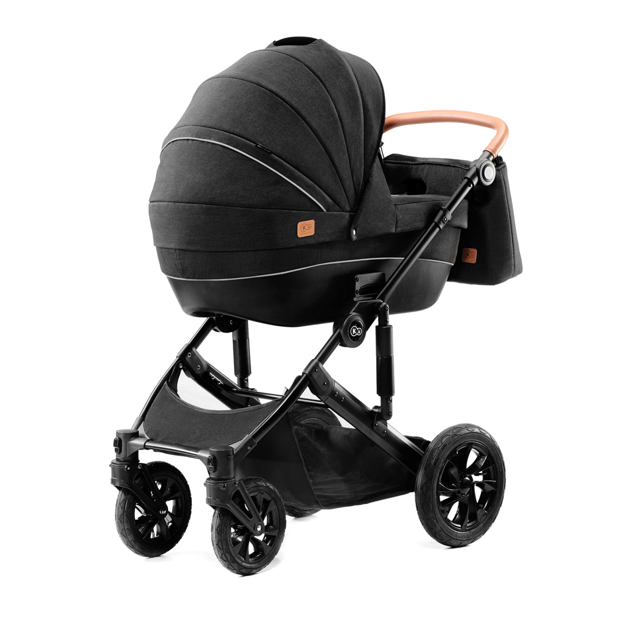 KINDERKRAFT KOLICA ZA BEBE 3U1 PRIME MINK PRO BLACK