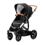 KINDERKRAFT KOLICA ZA BEBE 3U1 PRIME MINK PRO BLACK