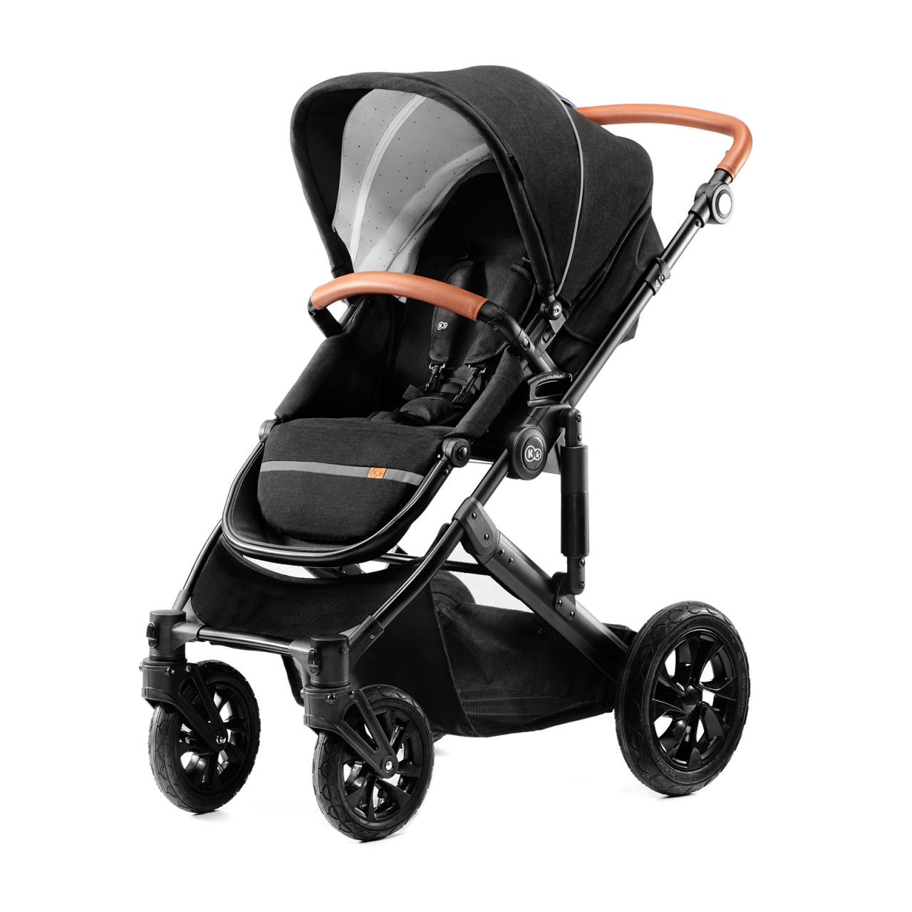 KINDERKRAFT KOLICA ZA BEBE 3U1 PRIME MINK PRO BLACK