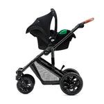 KINDERKRAFT KOLICA ZA BEBE 3U1 PRIME MINK PRO BLACK