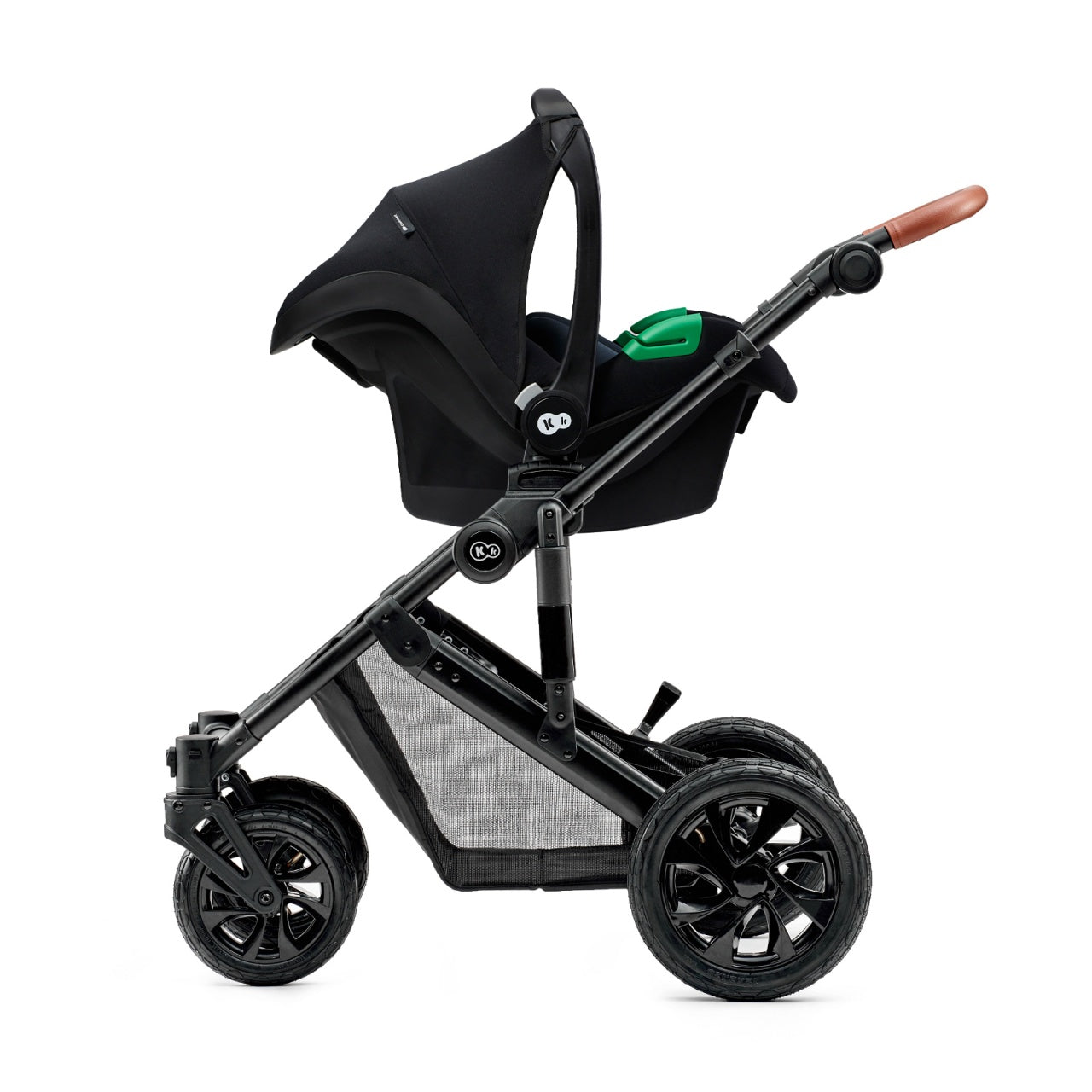 KINDERKRAFT KOLICA ZA BEBE 3U1 PRIME MINK PRO BLACK