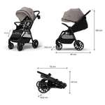 KINDERKRAFT KOLICA ZA BEBE GRANDE 2 BEIGE