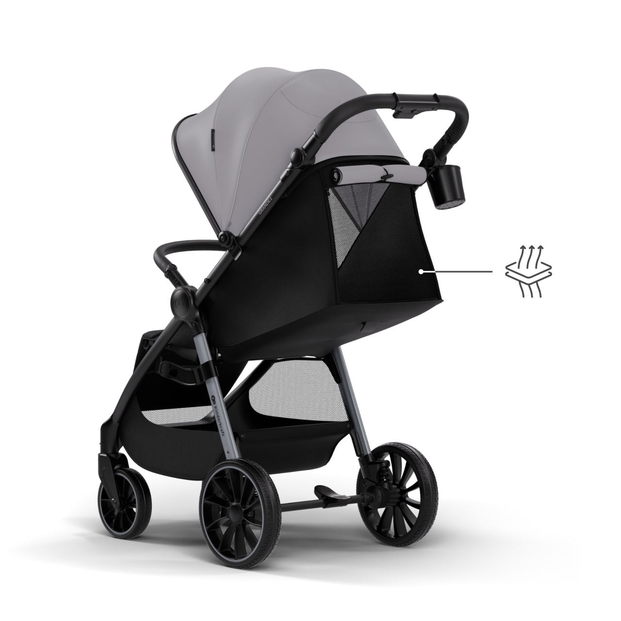 KINDERKRAFT KOLICA ZA BEBE GRANDE 2 GRAY
