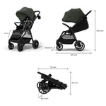 KINDERKRAFT KOLICA ZA BEBE GRANDE 2 GREEN