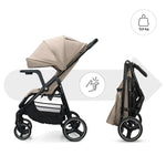 KINDERKRAFT KOLICA ZA BEBE SA TACNOM TRIG 3 BEIGE
