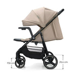 KINDERKRAFT KOLICA ZA BEBE SA TACNOM TRIG 3 BEIGE