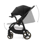 KINDERKRAFT KOLICA ZA BEBE SA TACNOM TRIG 3 BLACK