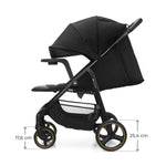 KINDERKRAFT KOLICA ZA BEBE SA TACNOM TRIG 3 BLACK