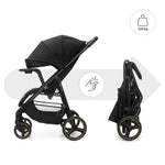 KINDERKRAFT KOLICA ZA BEBE SA TACNOM TRIG 3 BLACK