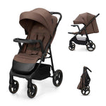 KINDERKRAFT KOLICA ZA BEBE SA TACNOM TRIG 3 BROWN