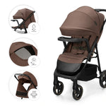KINDERKRAFT KOLICA ZA BEBE SA TACNOM TRIG 3 BROWN