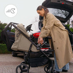 KINDERKRAFT KOLICA ZA BEBE SA TACNOM TRIG 3 BROWN