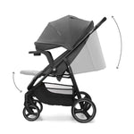 KINDERKRAFT KOLICA ZA BEBE SA TACNOM TRIG 3 GREY