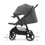 KINDERKRAFT KOLICA ZA BEBE SA TACNOM TRIG 3 GREY