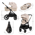 KINDERKRAFT KOLICA ZA BEBE SET 2U1 NEA 2 WHISPER DUNE BIZUU