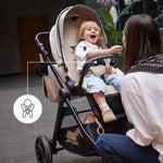 KINDERKRAFT KOLICA ZA BEBE SET 3U1 VESTO 2 BEIGE
