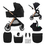 KINDERKRAFT KOLICA ZA BEBE SET 3U1 VESTO 2 BLACK