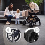 KINDERKRAFT KOLICA ZA BEBE SET 3U1 VESTO 2 BLACK